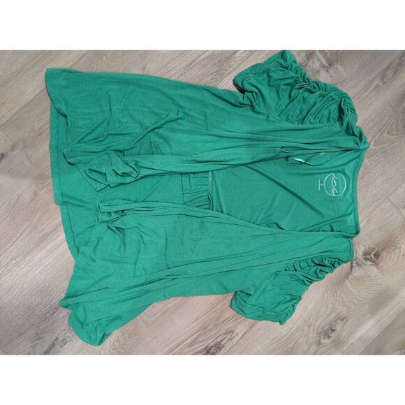 Green Short Sleeve Cardigan - Picture 6 of 9